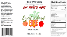 Load image into Gallery viewer, Sweet Island Fire hot sauce by SH' THAT'S HOT!