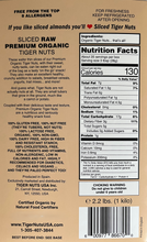 Load image into Gallery viewer, Sliced Tiger Nuts in Kilo box (2.2lbs)