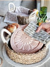 Load image into Gallery viewer, KORISSA Bread Warmer & Basket Gift Set with Tea Towel - Vintage Flower