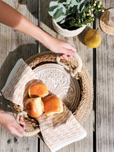Load image into Gallery viewer, KORISSA Bread Warmer & Basket Gift Set with Tea Towel - Bird Round