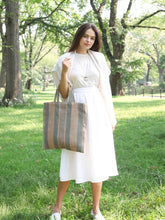 Load image into Gallery viewer, KORISSA Dora Jute Tote Bag - Pale Green