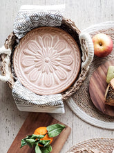 Load image into Gallery viewer, KORISSA Bread Warmer & Basket Gift Set with Tea Towel - Vintage Flower