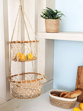 Load image into Gallery viewer, KORISSA Jhuri Double Hanging Basket