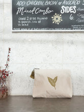 Load image into Gallery viewer, KORISSA Hand Screen Printed Cotton Canvas Pouch - Nature