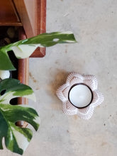 Load image into Gallery viewer, KORISSA Terracotta Tea Light Candle Holder - Flower