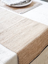 Load image into Gallery viewer, KORISSA Aya Jute Cotton Table Runner