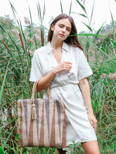 Load image into Gallery viewer, KORISSA Maja Jute Tote Bag