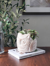 Load image into Gallery viewer, KORISSA Terracotta Pot - Horned Owl