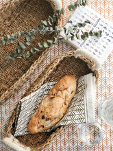 Load image into Gallery viewer, KORISSA Savar Bread Basket with White Handle