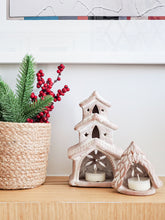 Load image into Gallery viewer, KORISSA Terracotta Tea Light Candle Holder - House