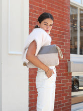 Load image into Gallery viewer, KORISSA Block A Clutch - Gray