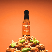 Load image into Gallery viewer, SERRANO & BASIL HOT SAUCE
