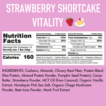 Load image into Gallery viewer, Strawberry Shortcake VITALITY (12 Count ) 🍓🍰 by B.T.R. Bar