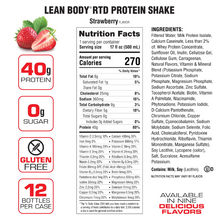 Load image into Gallery viewer, Labrada Lean Body Protein Shake RTD