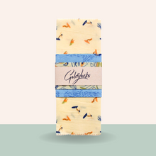 Load image into Gallery viewer, Goldilocks Goods Beeswax Food Wraps: Surfer Girls Set of 3