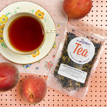 Load image into Gallery viewer, Plum Deluxe Tea Sweet Georgia Peach Black Tea (Hint of Caramel - Walnut)