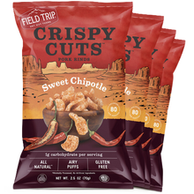 Load image into Gallery viewer, Field Trip Sweet Chipotle Pork Rinds 2.5oz bag - 10 bags x 2.5oz case