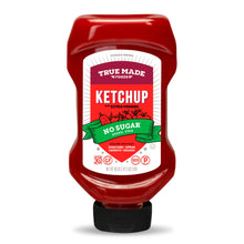 Load image into Gallery viewer, True Made No Added Sugar Ketchup, Squeeze Bottle - 6 bottles x 18.5 oz case