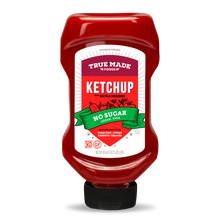 Load image into Gallery viewer, True Made No Added Sugar Ketchup, Squeeze Bottle - 6 bottles x 18.5 oz case