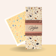 Load image into Gallery viewer, Goldilocks Goods Terrazzo Pair: Set of 3 Beeswax Food Wraps + Dishcloth