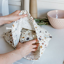 Load image into Gallery viewer, Goldilocks Goods Bread Bag Set: Terrazzo