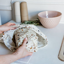Load image into Gallery viewer, Goldilocks Goods Bread Bag Set: Terrazzo