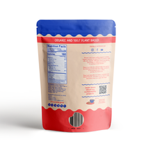 Load image into Gallery viewer, Pouch of vegan mini stroopwafels - back