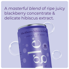Load image into Gallery viewer, Blackberry Hibiscus Bellini by Mingle Mocktails - Non Alcoholic Beverages