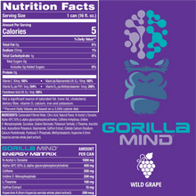 Load image into Gallery viewer, Gorilla Mind Energy Drink