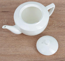 Load image into Gallery viewer, Wilmax Porcelain White Teapot 30 Oz | 900 Ml