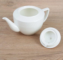 Load image into Gallery viewer, Wilmax Porcelain White Teapot 30 Oz | 900 Ml