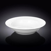 Load image into Gallery viewer, Wilmax Porcelain Set Of 6 White Soup Plate 9" inch | 23 Cm 20 Oz | 585 Ml