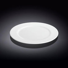 Load image into Gallery viewer, Wilmax Porcelain Set Of 12 Professional Rolled Rim White Dessert Plate 7" inch | 18 Cm