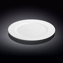 Load image into Gallery viewer, Wilmax Porcelain Set Of 6 Professional Rolled Rim White Dessert Plate 8" inch | 20 Cm