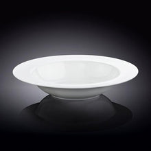Load image into Gallery viewer, Wilmax Porcelain Set Of 3 White Deep Plate 10" inch | 25.5 Cm 20 Oz | 600 Ml