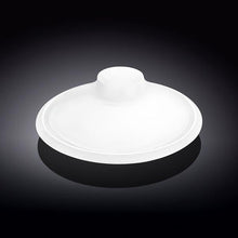Load image into Gallery viewer, Wilmax Porcelain Set Of 6 White Round Plate With Sauce Compartment 8" inch |