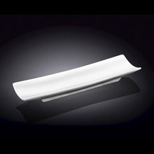 Load image into Gallery viewer, Wilmax Porcelain Set Of 3 White Celery Tray / Dish 13" inch X 3.5" inch | 33 X 9 Cm