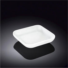 Load image into Gallery viewer, Wilmax Porcelain Set Of 12 Small White Square Dish 2.75" inch X 2.75" inch | 7 X 7 Cm