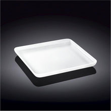 Load image into Gallery viewer, Wilmax Porcelain Set Of 6 White Square Dish 7.5" inch X 7.5" inch | 19 X 19 Cm