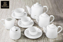 Load image into Gallery viewer, Wilmax Porcelain Set Of 6 White Tea Cup 8 Oz | 250 Ml