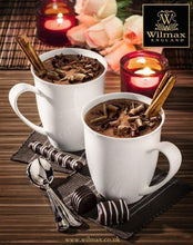 Load image into Gallery viewer, Wilmax Porcelain Set Of 6 White Mug 9 Oz | 270 Ml