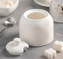 Load image into Gallery viewer, Wilmax Porcelain Set Of 6 White Sugar Bowl 9 Oz | 280 Ml