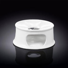 Load image into Gallery viewer, Wilmax Porcelain Set Of 3 White Warming Stand 5" inch | 13 Cm