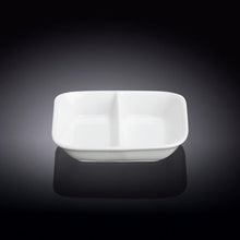 Load image into Gallery viewer, Wilmax Porcelain Set Of 12 Rectangle White Soy Dish 3.25" inch X 3.25" inch |