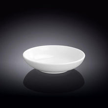 Load image into Gallery viewer, Wilmax Porcelain Set Of 12 Round White Soy Dish 4" inch | 10 Cm