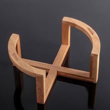 Load image into Gallery viewer, Wilmax Porcelain Bamboo Bowl & Plate Stand 10.5" inch X 4.5" inch | 27 X 11.5 Cm