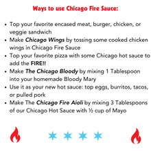 Load image into Gallery viewer, Chicago Sauce & Chicago Fire Sauce Bottles