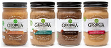 Load image into Gallery viewer, Georgia Grinders 12 oz WHOLE30 (2) Nut Butter Assortment 4 Pack (Original Almond Butter, Cashew Butter, Pecan Butter, Salt Free Almond Butter) - (CP-CL) by Georgia Grinders