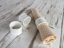 Load image into Gallery viewer, Wilmax Porcelain Set Of 12 White Napkin Ring