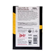 Load image into Gallery viewer, Bixby Organic Project Puffin 70% Dark Chocolate Bar